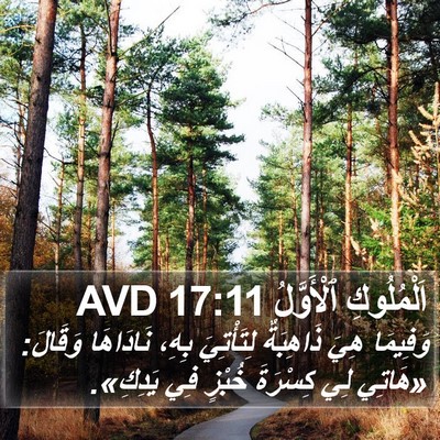 اَلْمُلُوكِ ٱلْأَوَّلُ 17:11 AVD Bible Verse Image