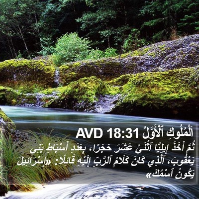 اَلْمُلُوكِ ٱلْأَوَّلُ 18:31 AVD Bible Verse Image