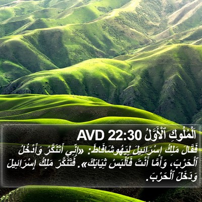 اَلْمُلُوكِ ٱلْأَوَّلُ 22:30 AVD Bible Verse Image