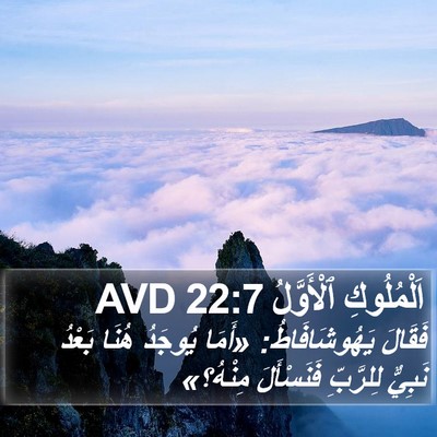 اَلْمُلُوكِ ٱلْأَوَّلُ 22:7 AVD Bible Verse Image