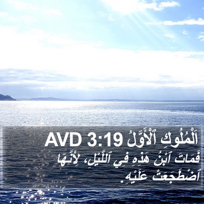 اَلْمُلُوكِ ٱلْأَوَّلُ 3:19 AVD Bible Verse Image