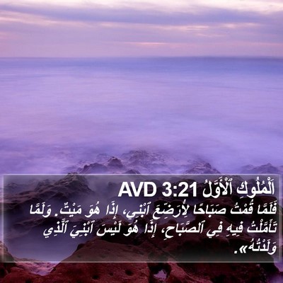 اَلْمُلُوكِ ٱلْأَوَّلُ 3:21 AVD Bible Verse Image