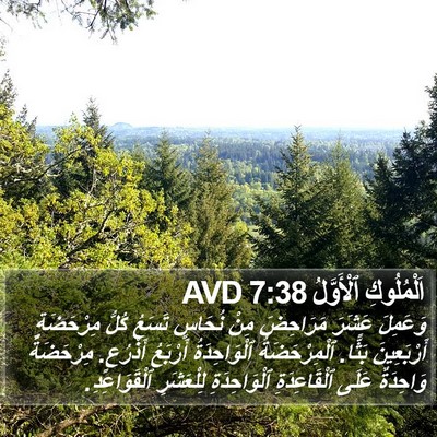 اَلْمُلُوكِ ٱلْأَوَّلُ 7:38 AVD Bible Verse Image