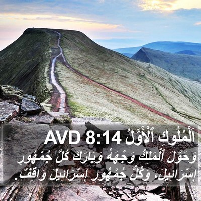 اَلْمُلُوكِ ٱلْأَوَّلُ 8:14 AVD Bible Verse Image