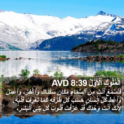 اَلْمُلُوكِ ٱلْأَوَّلُ 8:39 AVD Bible Verse Image
