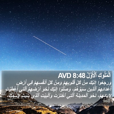 اَلْمُلُوكِ ٱلْأَوَّلُ 8:48 AVD Bible Verse Image