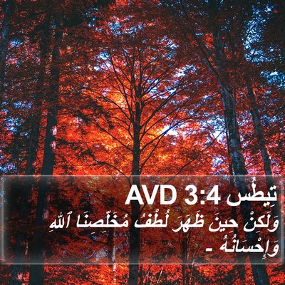 تِيطُس 3:4 AVD Bible Verse Image