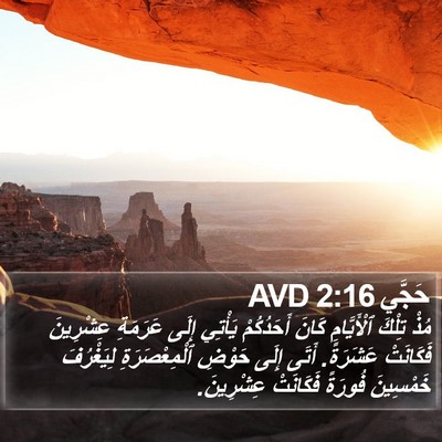 حَجَّي 2:16 AVD Bible Verse Image