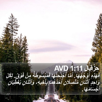 حِزْقِيَال 1:11 AVD Bible Verse Image