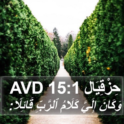 حِزْقِيَال 15:1 AVD Bible Verse Image