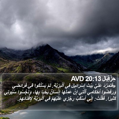 حِزْقِيَال 20:13 AVD Bible Verse Image
