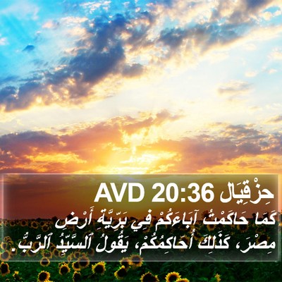 حِزْقِيَال 20:36 AVD Bible Verse Image