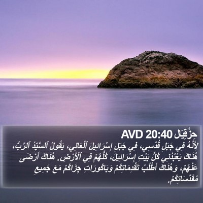 حِزْقِيَال 20:40 AVD Bible Verse Image