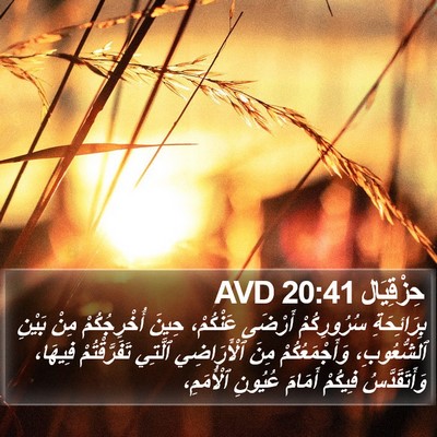 حِزْقِيَال 20:41 AVD Bible Verse Image