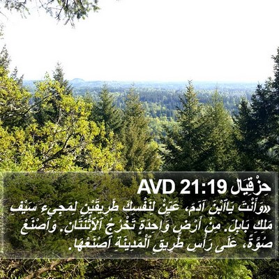 حِزْقِيَال 21:19 AVD Bible Verse Image