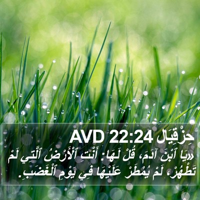 حِزْقِيَال 22:24 AVD Bible Verse Image