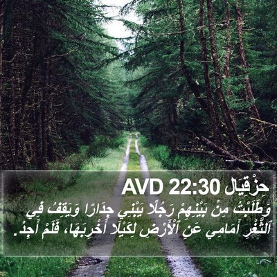 حِزْقِيَال 22:30 AVD Bible Verse Image