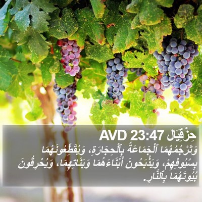حِزْقِيَال 23:47 AVD Bible Verse Image