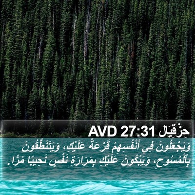 حِزْقِيَال 27:31 AVD Bible Verse Image