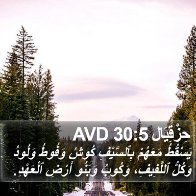 حِزْقِيَال 30:5 AVD Bible Verse Image