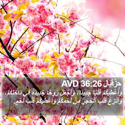 حِزْقِيَال 36:26 AVD Bible Verse Image