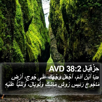 حِزْقِيَال 38:2 AVD Bible Verse Image