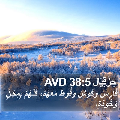 حِزْقِيَال 38:5 AVD Bible Verse Image