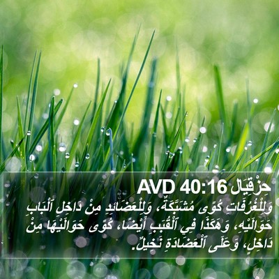 حِزْقِيَال 40:16 AVD Bible Verse Image