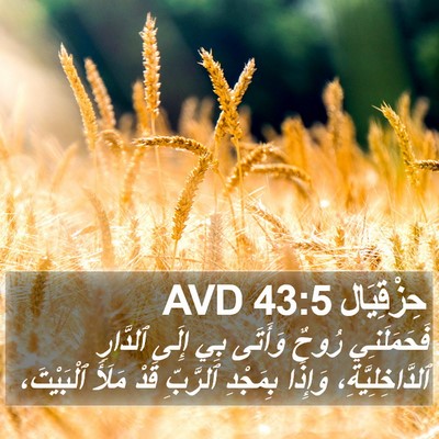 حِزْقِيَال 43:5 AVD Bible Verse Image