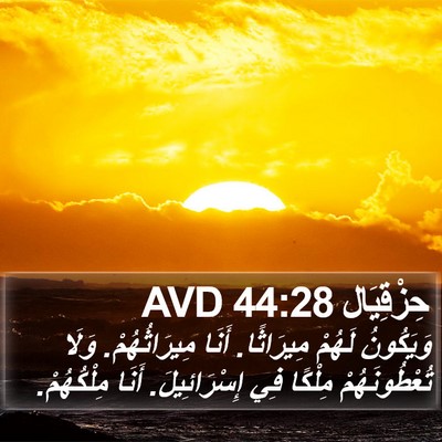 حِزْقِيَال 44:28 AVD Bible Verse Image