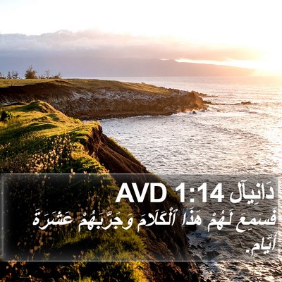 دَانِيآل 1:14 AVD Bible Verse Image