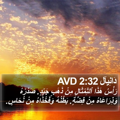 دَانِيآل 2:32 AVD Bible Verse Image