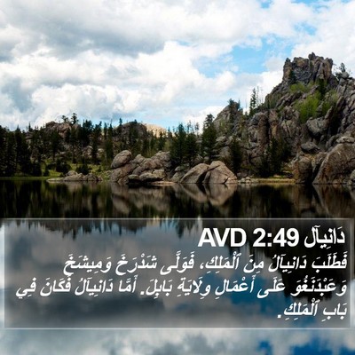 دَانِيآل 2:49 AVD Bible Verse Image