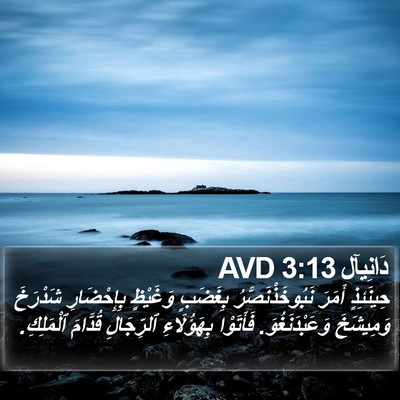 دَانِيآل 3:13 AVD Bible Verse Image