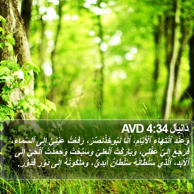 دَانِيآل 4:34 AVD Bible Verse Image