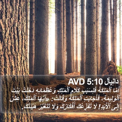 دَانِيآل 5:10 AVD Bible Verse Image