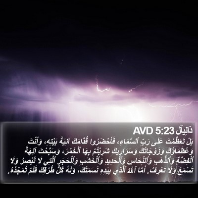 دَانِيآل 5:23 AVD Bible Verse Image
