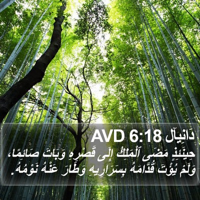 دَانِيآل 6:18 AVD Bible Verse Image