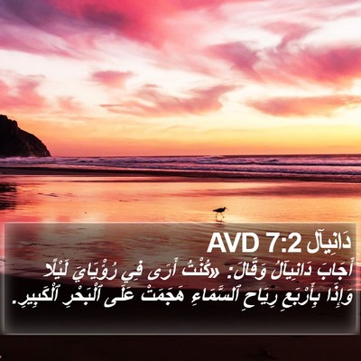 دَانِيآل 7:2 AVD Bible Verse Image