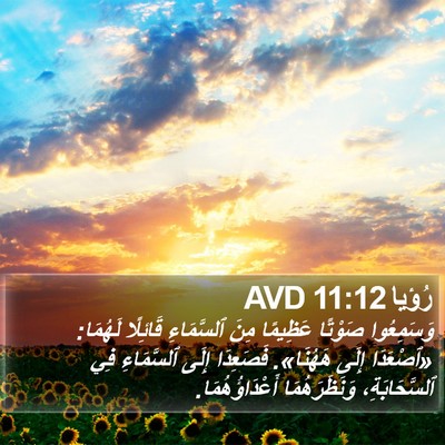 رُؤيا 11:12 AVD Bible Verse Image