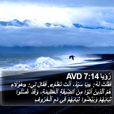رُؤيا 7:14 AVD Bible Verse Image