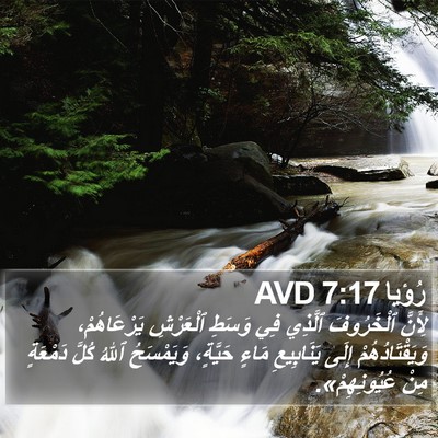 رُؤيا 7:17 AVD Bible Verse Image