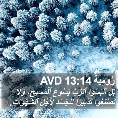 رُومِيَةَ 13:14 AVD Bible Verse Image