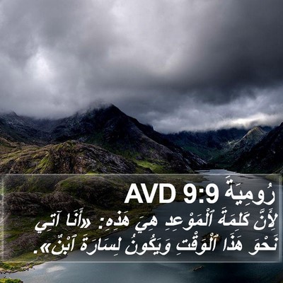 رُومِيَةَ 9:9 AVD Bible Verse Image