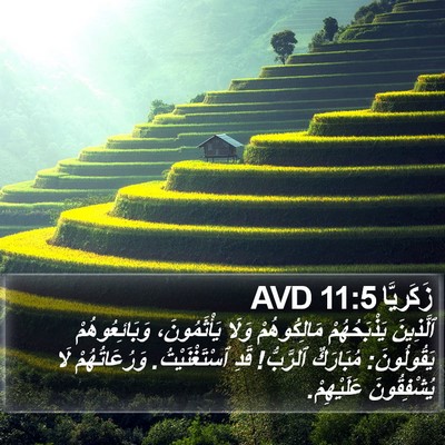 زَكَريَّا 11:5 AVD Bible Verse Image