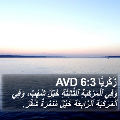 زَكَريَّا 6:3 AVD Bible Verse Image