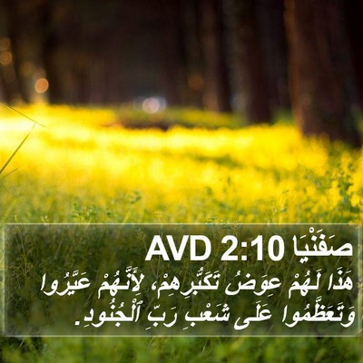 صَفَنْيَا 2:10 AVD Bible Verse Image