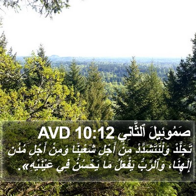 صَمُوئِيلَ ٱلثَّانِي 10:12 AVD Bible Verse Image