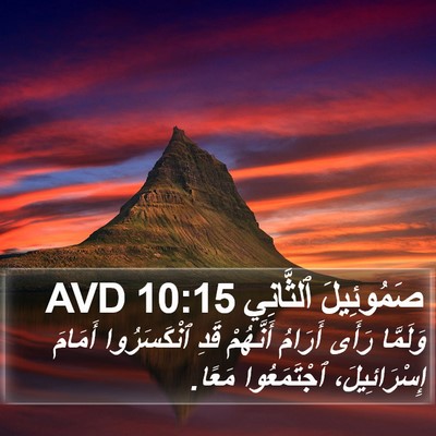 صَمُوئِيلَ ٱلثَّانِي 10:15 AVD Bible Verse Image