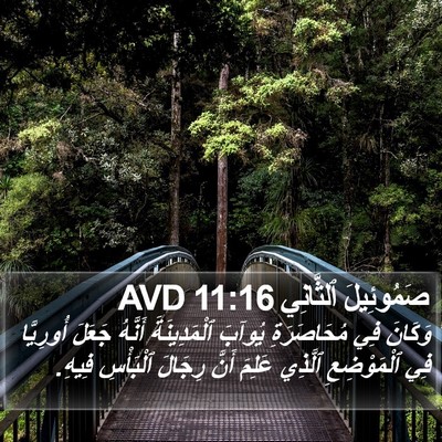 صَمُوئِيلَ ٱلثَّانِي 11:16 AVD Bible Verse Image